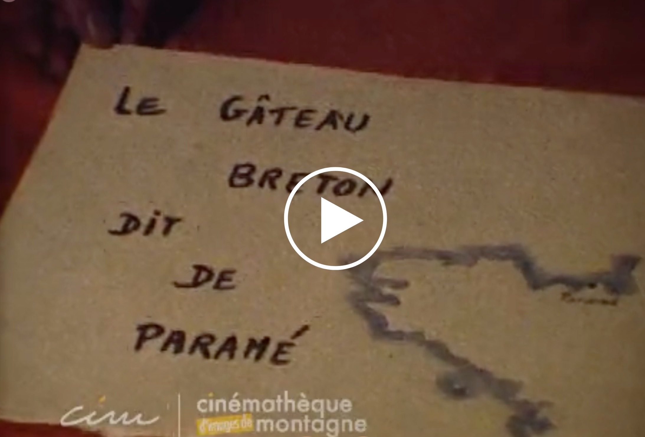 Le gâteau breton dit de Paramé
