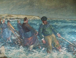 Projection du film "Les pêcheurs de Pors Poulhan"