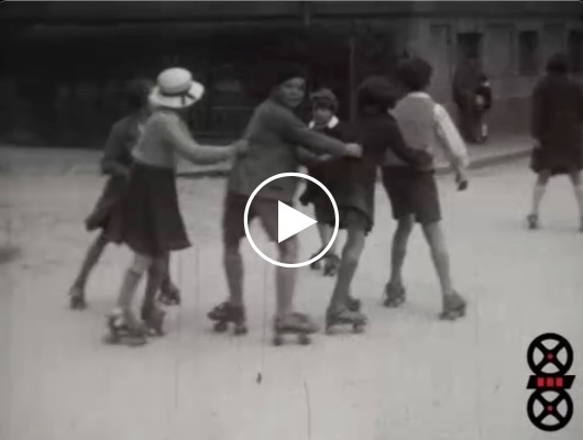 Patins à roulettes entre amis d'Edmond Merelle