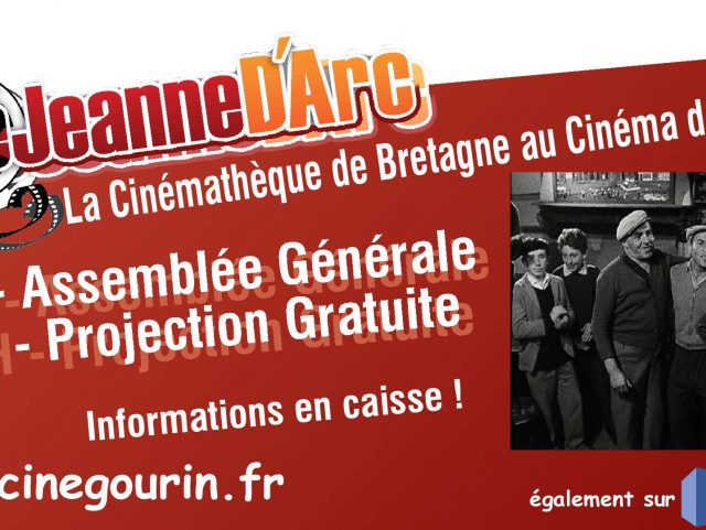 Assemblée Générale de la Cinémathèque de Bretagne suivie d'une projection publique de films