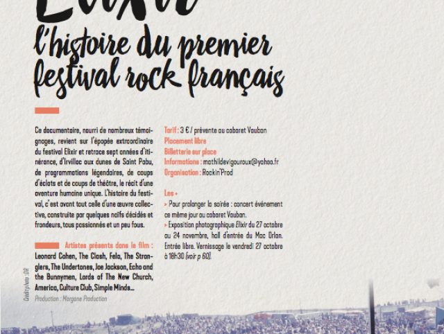 Elixir : l'histoire du premier festival rock français