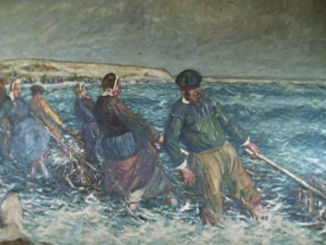 Projection du film "Les pêcheurs de Pors Poulhan"