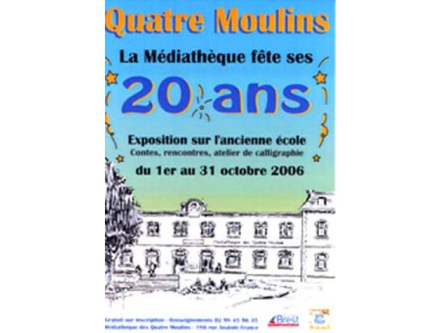 Exposition sur l’ancienne école des 4 moulins du 1er au 31 octobre 2006