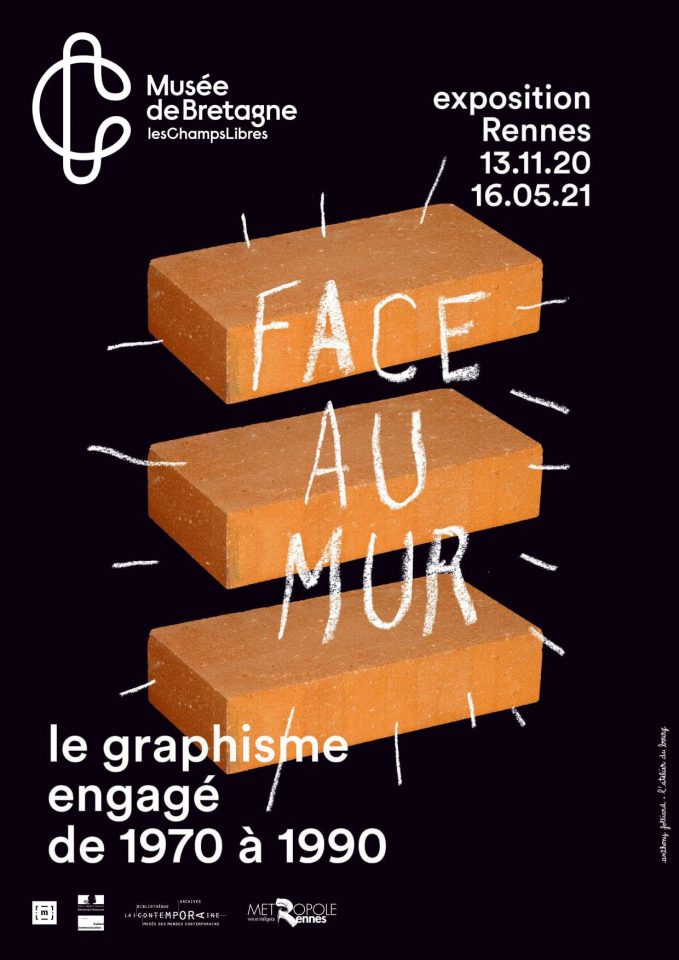 Exposition "Face au mur : le graphisme engagé de 1970 à 1990"