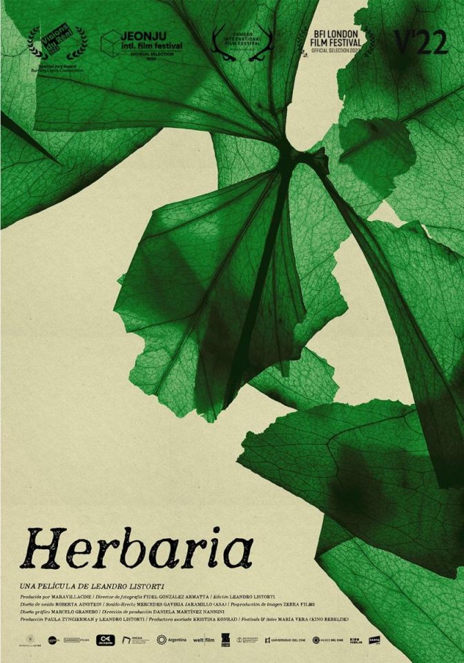 Projection "Herbaria" de Leandro Listorti 