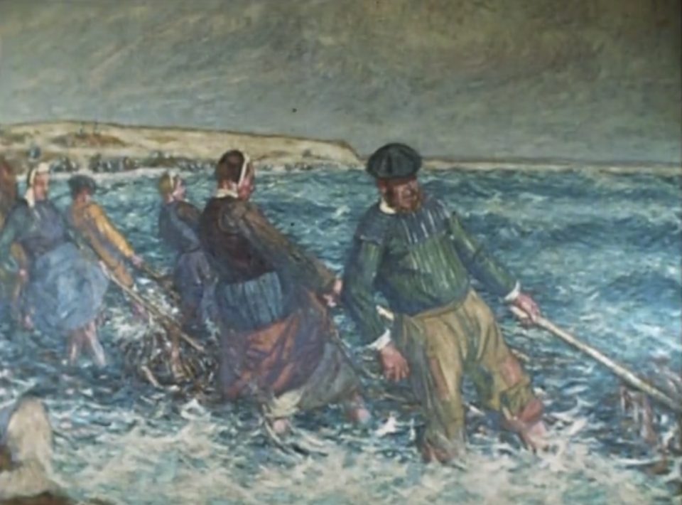 Projection du film "Les pêcheurs de Pors Poulhan"