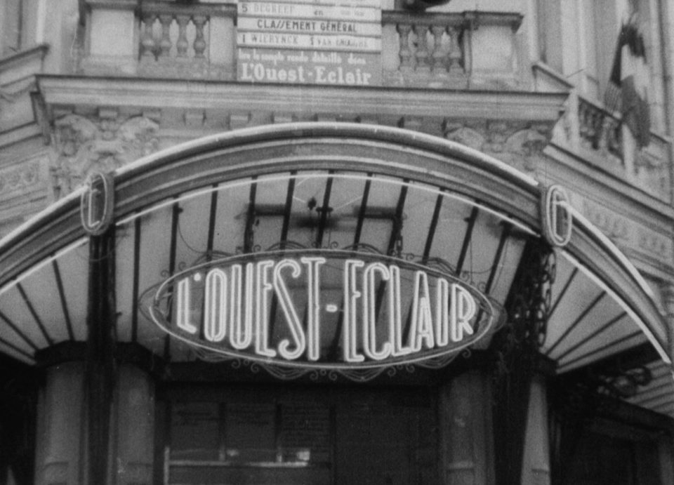 Projection du film "Une visite à l'Ouest-Eclair"