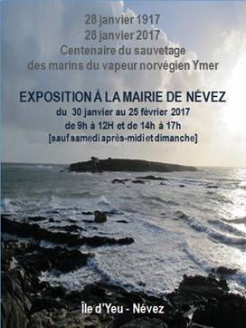 Centenaire du sauvetage des marins du vapeur Norvégien Ymer