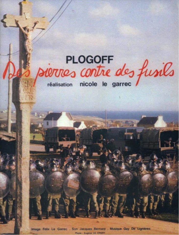 Projection de "Plogoff, des pierres contres des fusils"